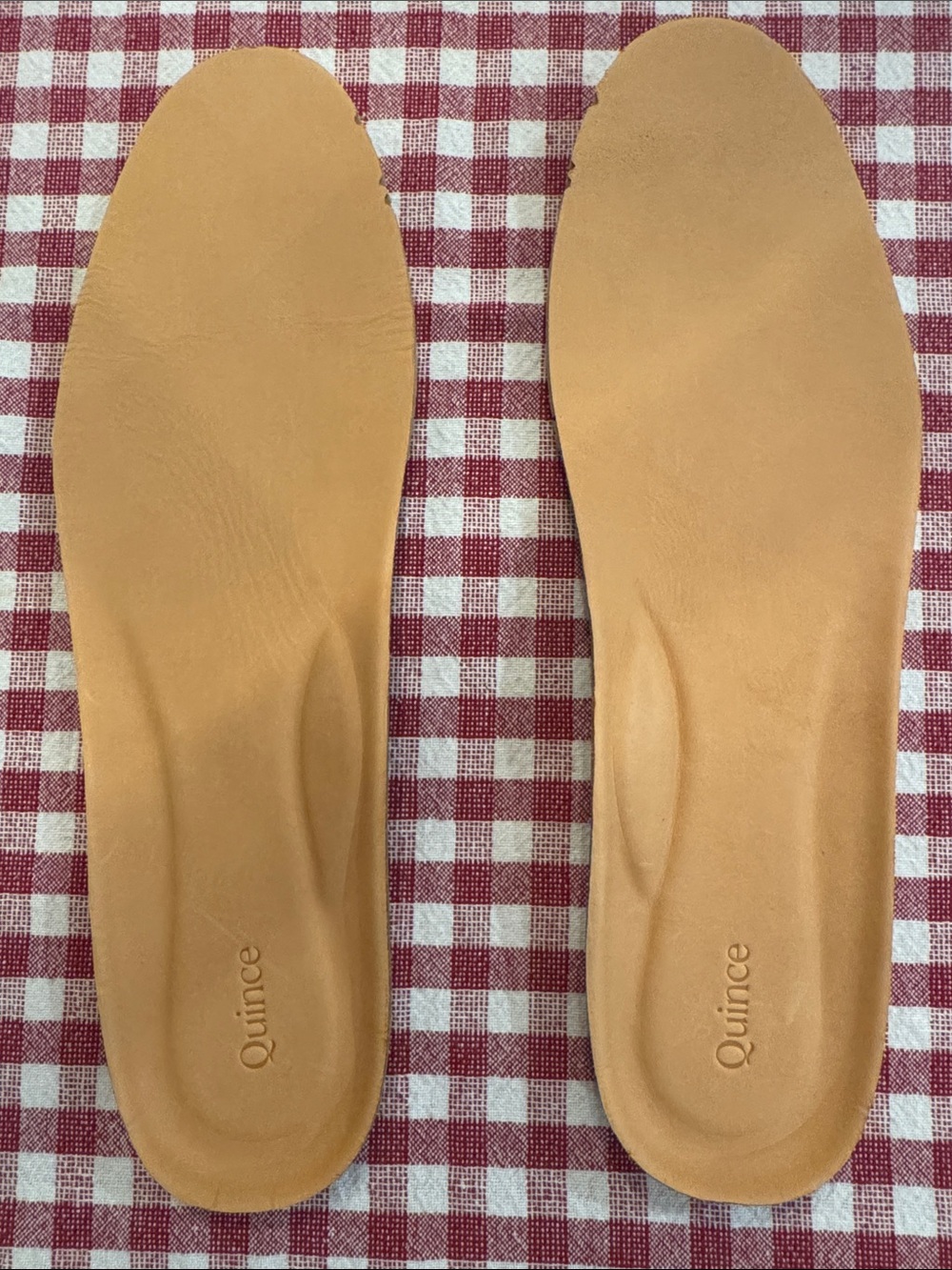 Quince mens Tan Leather Comfort Insoles